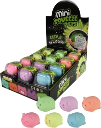 Antistresa bumbiņa Dzīvnieciņš, kas spīd tumsā