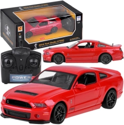 RC auto FORD SHELBY GT500 1:24 sarkans 2,4 GHz