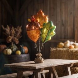 Folijas balonu komplekts ar rudens motīvu, 3 gab.