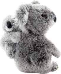 Pūkaina koala ar mazuli 25 cm, eco-friendly