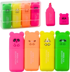 Mini marķieru komplekts “Lācēni” plastmasas futrālī, 5 gab.