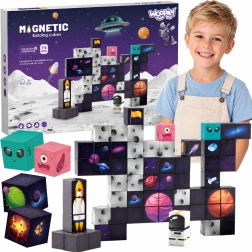 WOOPIE Space Magnetic Building Blocks (74 pieces)