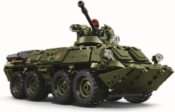 Militārā būvkomplekts Sluban BTR-80AS mērogā 1:35
