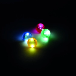 Cleverclixx Dazzling Lights glowing balls for marble runs - 4 pcs
