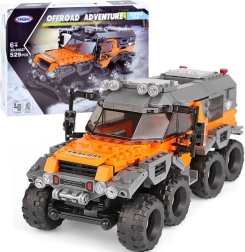 Apvidus superauto 8x8 būvkomplekts, 529 detaļas