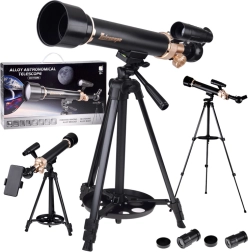 Astronomiskais teleskops 30x/60x, 500 mm ar statīvu un piederumiem