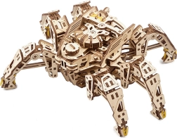UGEARS Hexapod Explorer koka mehāniskais zirnekļa modelis