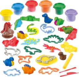 Plastilīns Dinozauri 6×56 g