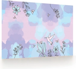 Galda paliktnis ar kolibri motīvu