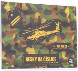 Mapes cipariem ar helikoptera motīvu