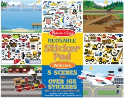 Melissa & Doug - atkārtoti izmantojamas uzlīmes Transportlīdzekļi