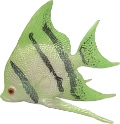 Zaļa gumijas zivtiņa 10 cm