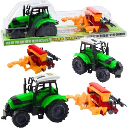 Kids' Tractor with Trailer-Mounted Seeder