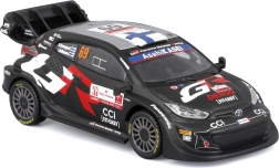 Bburago 1:43 Toyota GR Yaris Rally1 Hybrid – kolekcionāra modelis dāvanas kastītē