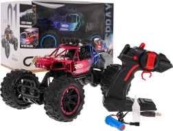 RC kāpējs REAL ROCK ar dūmu funkciju 1:16 – Sarkana