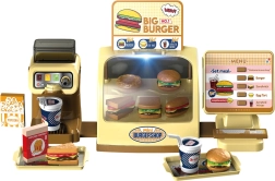 Woopie mini burgeru veikals Big Burger – bērnu fastfood komplekts