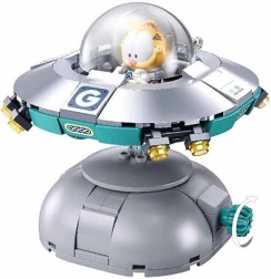 Sluban konstruktors Garfield ceļā uz kosmosu