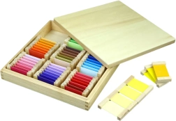 Montessori krāsu plāksnītes 3 – toņi