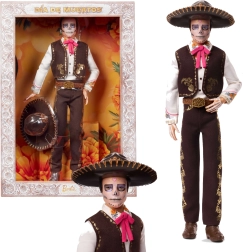 Barbie Ken kolekcionējama lelle Día de Muertos