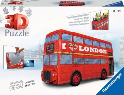 Ravensburger 3D puzle Londonas autobuss Doubledecker 216 detaļas
