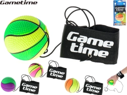 Gametime training ball on elastic 6 cm with wrist strap