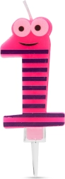 Number 1 Birthday Candle