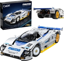 Konstruktors CaDA sacīkšu auto MAZDA 787B 1:10, 1797 detaļas, garums 50 cm
