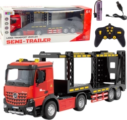Tālvadības transporta kravas auto sarkans RC 2.4G 6CH