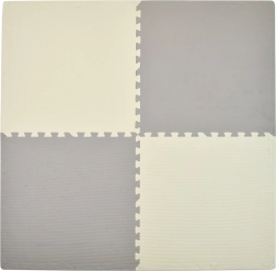Humbi putu puzzle paklājiņš krēmīgi pelēks 62 × 62 × 1 cm 4 gab.