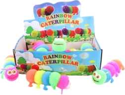 Kāpurs ar gaismu – gumijas mirgojoša rotaļlieta