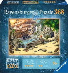 Ravensburger Exit Puzzle Kids pirātu piedzīvojums 368 detaļas