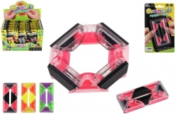 Antistresa mīkla taisnstūris ar lodītēm, plastmasa 4 × 8 cm