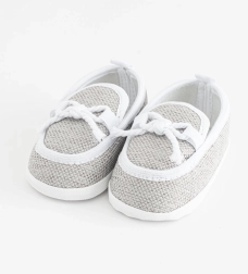 Bērnu mokasīni / čībiņas New Baby pelēkas 0–3 mēneši