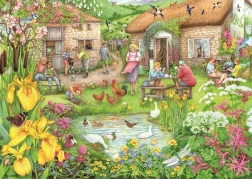 Puzzle Farm Café in the Valley 1000 pieces