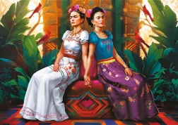 Puzzle TREFL Premium Plus Frida Kahlo: Divas es 1000 gabaliņu