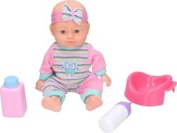 Baby doll that pees with sounds 25 cm