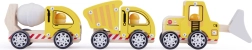 Būvniecības transportlīdzekļu komplekts bērniem – 3 gabali