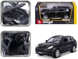 Modelis Porsche Cayenne Turbo melns 1/24