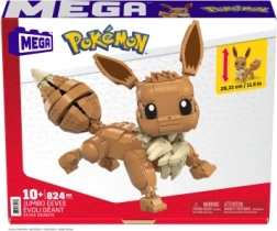 Konstruktors MEGA POKÉMON jumbo Eevee 28 cm (824 detaļas)