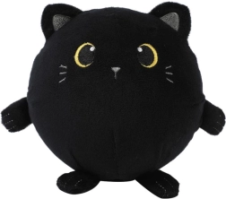 Squishy mascot black kitten 15 cm
