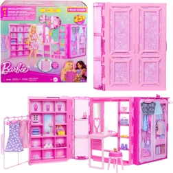 Barbie pārnēsājamā sapņu garderobe Dream Closet ar vairāk nekā 25 aksesuāriem