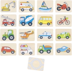 Goki koka atmiņas spēle (pekseso) – transportlīdzekļi