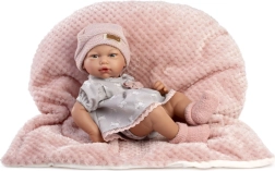 Guca reālistiska jaundzimušās meitenītes lelle 38 cm ar pilnībā vinila ķermeni
