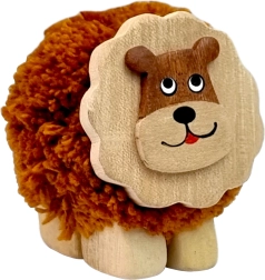 2kids toys wooden lion figurine
