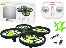 Drons SYMA X26 melns ar propelleru aizsardzību
