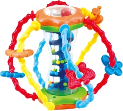 Baby rattle with beads 13 cm