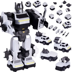 Magnētisks transformējošs robots 2v1 – liela figūriņa ar piederumiem