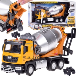 Betona maisītājs ar skaņas un gaismas efektiem