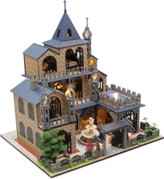 Miniatūra mājiņa “Sapņu piepildījuma nams” ar LED apgaismojumu - 2KIDS TOYS