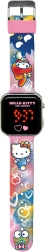 LED pulkstenis ar kalendāru Hello Kitty